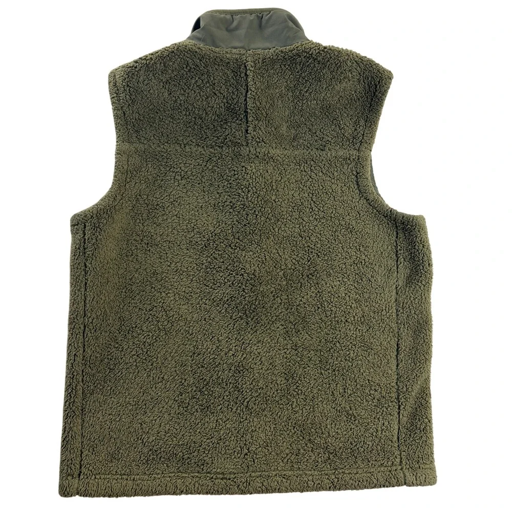 The North Face Campshire Sherpa Fleece Vest Olive Green Mens M